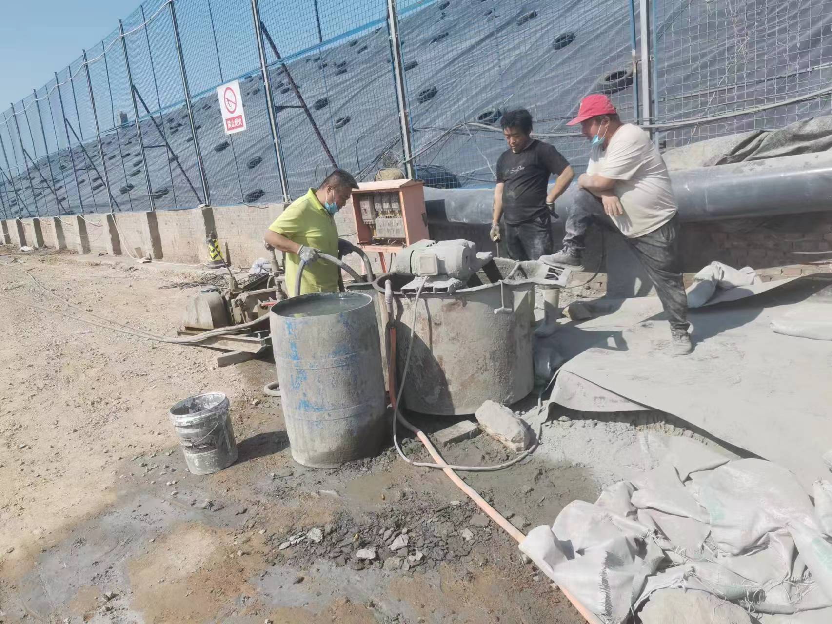 干河街道袖阀管注浆